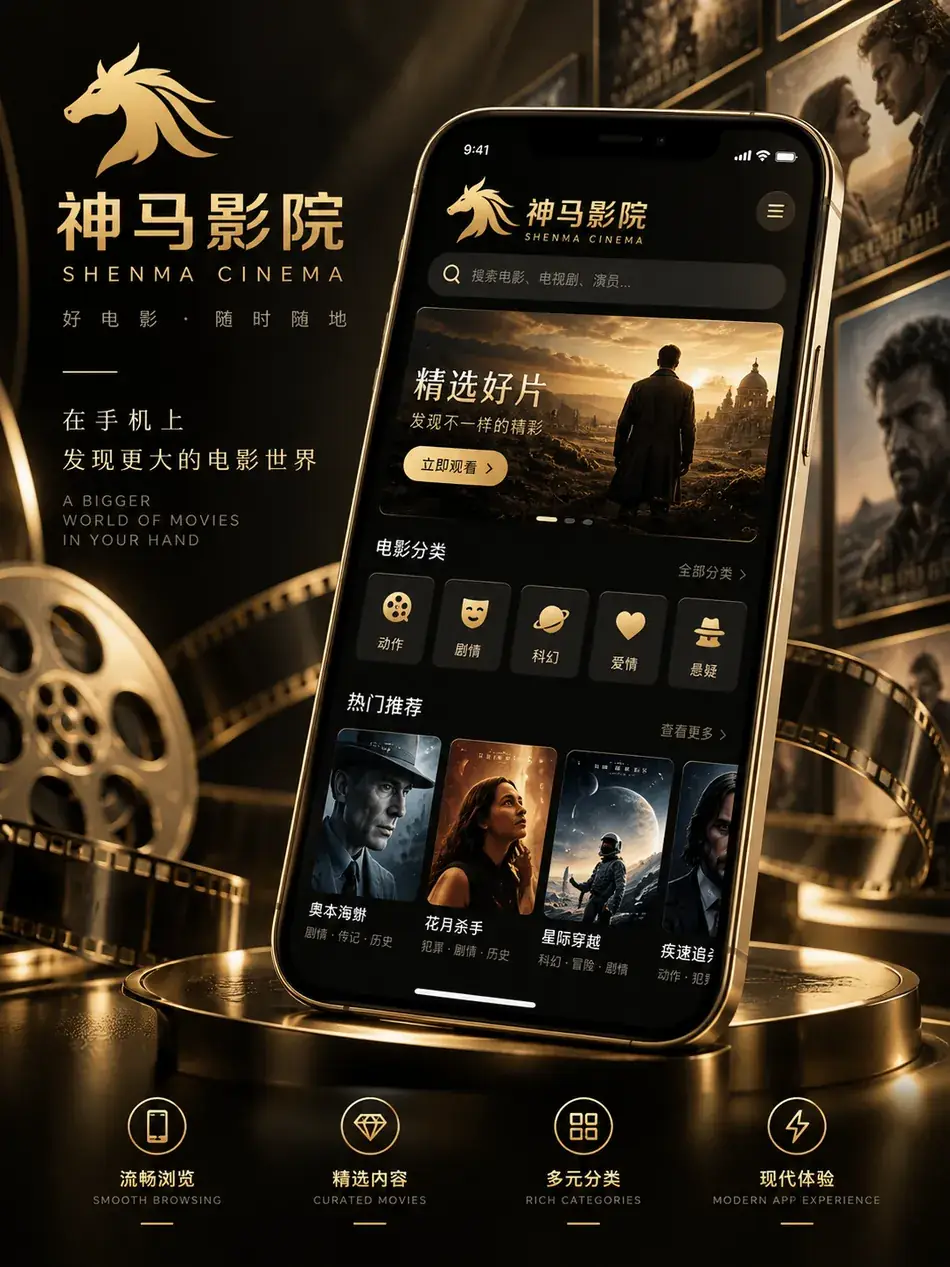 神马影院APP介绍视觉